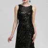 Sue Wong - N3211 Sleeveless Jewel Illusion Sequined Sheath Dress