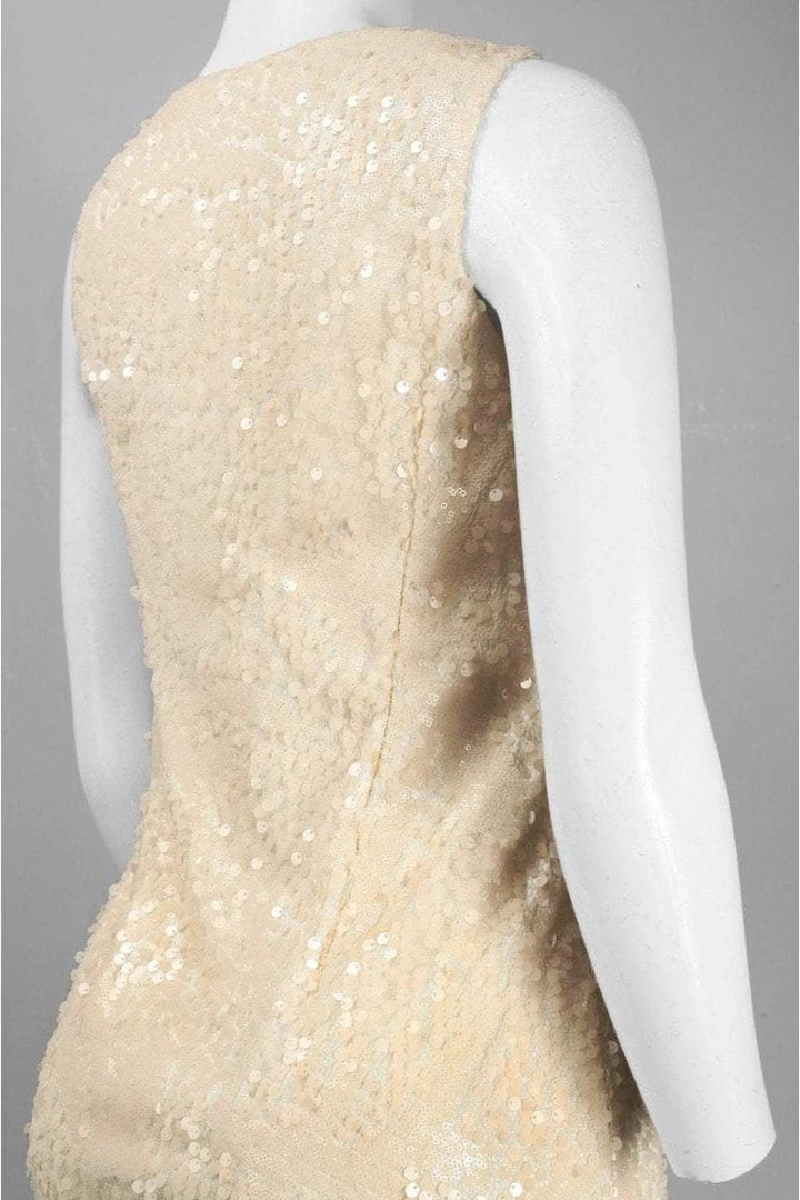 Sue Wong - N3211 Sleeveless Jewel Illusion Sequined Sheath Dress 6 Sue Wong - N3211 Sleeveless Jewel Illusion Sequined Sheath Dress