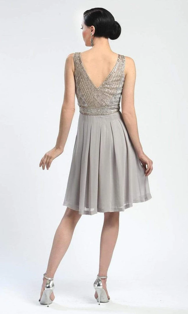Sue Wong - Ornate V-Cut Back Dress N4216 Homecoming Dresses 4 Sue Wong - Ornate V-Cut Back Dress N4216 Homecoming Dresses