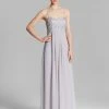 Sue Wong - Ribbon Chiffon A-Line Dress C4237 Formal Gowns