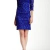 Cocktail Dresses Sue Wong - Ribbon Ornate Mesh Dress N5364