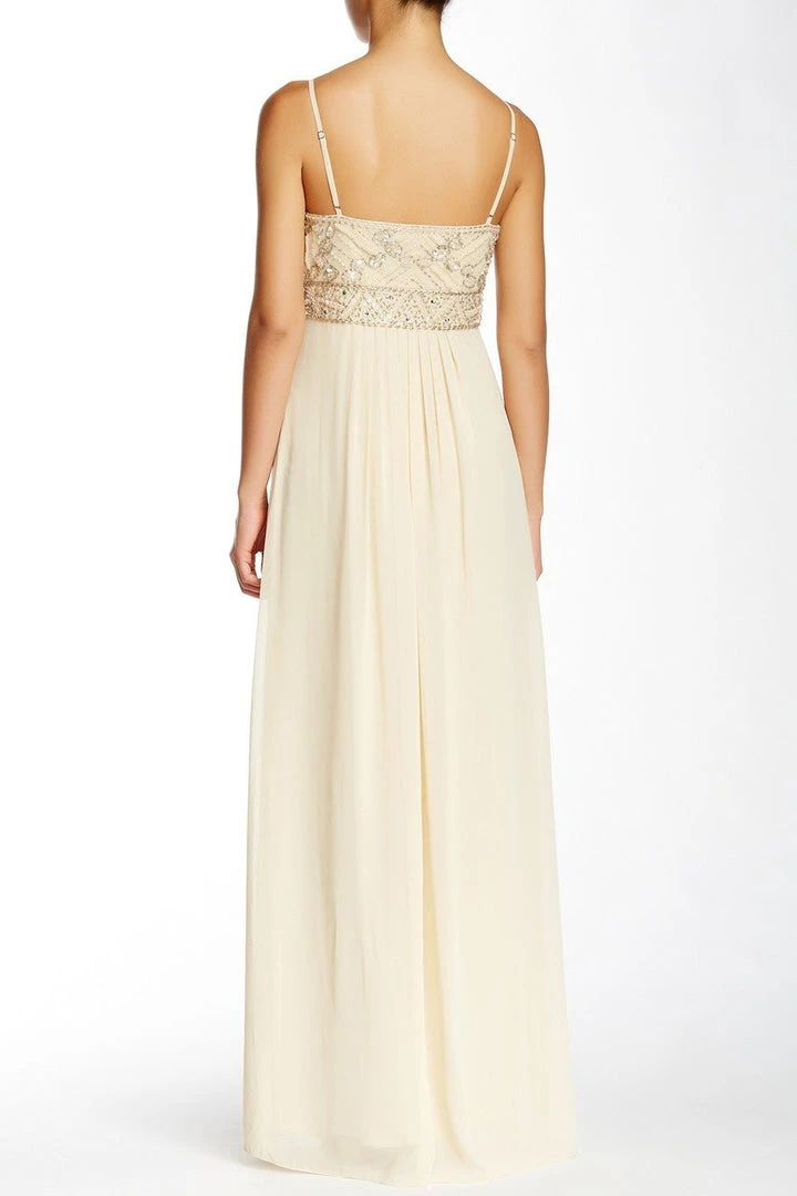 Sue Wong - Sequined Bodice Empire Chiffon Dress N5100 4 Sue Wong - Sequined Bodice Empire Chiffon Dress N5100