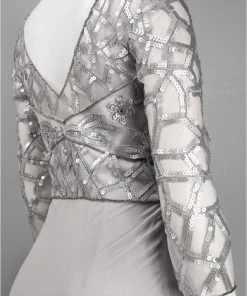 Sue Wong - Sequined Long Gown W4103