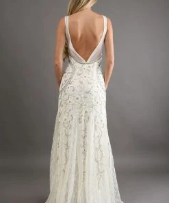 Sue Wong Sleeveless Embellished Long Dress N1118 - 1 Pc Ivory In Size 6 Available 13 Sue Wong Sleeveless Embellished Long Dress N1118 - 1 Pc Ivory In Size 6 Available