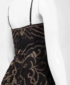 Formal Gowns Sue Wong - Sweetheart Flutter Trumpet Gown N5360 - 1 Pc Champagne In Size 4 Available