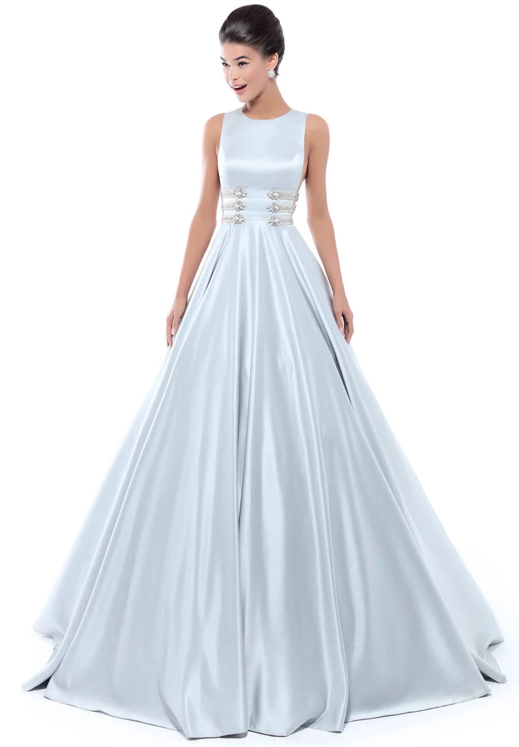 Tarik Ediz - 50433 Embellished Jewel Neck Ballgown 4 Tarik Ediz - 50433 Embellished Jewel Neck Ballgown