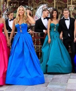 Tarik Ediz - 50478 Strapless Sweetheart Bow Accent Prom Gown Formal Gowns 15 Tarik Ediz - 50478 Strapless Sweetheart Bow Accent Prom Gown Formal Gowns