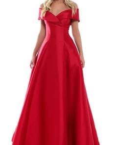 Tarik Ediz - 50530 Off-Shoulder Taffeta Ballgown Formal Gowns