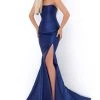 Formal Gowns Tarik Ediz - 50632 Strapless Sweetheart Neck High Slit Mermaid Gown