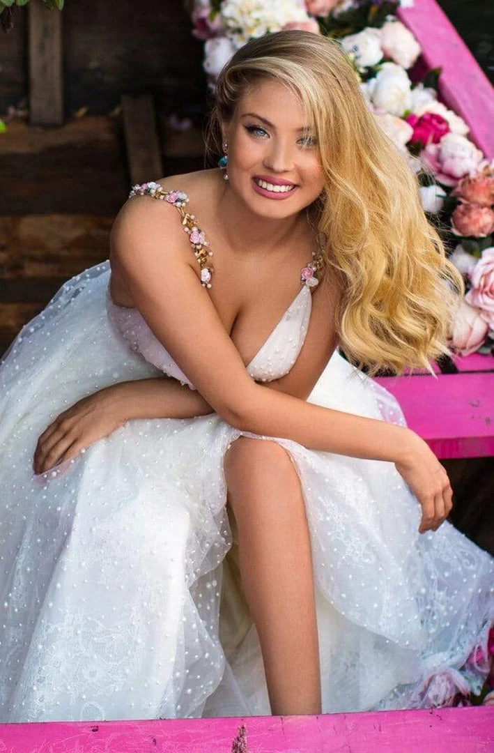 Tarik Ediz - 50659 Sexy V-Neck Beaded A-Line Dress 8 Tarik Ediz - 50659 Sexy V-Neck Beaded A-Line Dress