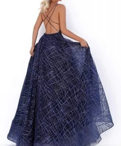 Formal Gowns Tarik Ediz - 50680 Embellished Bateau A-line Gown