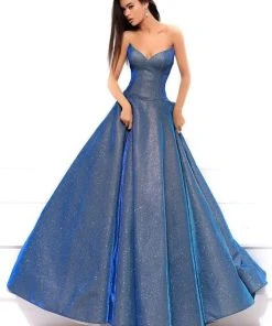 Tarik Ediz - 93469 Strapless Sweetheart Ballgown Formal Gowns