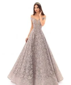 Formal Gowns Tarik Ediz - 93639 Floral Lace Illusion Pleated Ballgown 7 Formal Gowns Tarik Ediz - 93639 Floral Lace Illusion Pleated Ballgown