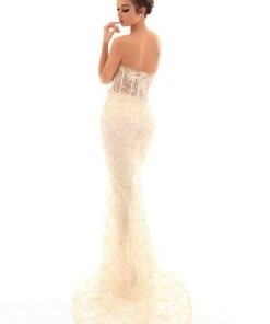 Formal Gowns Tarik Ediz - 93659 Floral Embroidered Illusion Sweetheart Gown 11 Formal Gowns Tarik Ediz - 93659 Floral Embroidered Illusion Sweetheart Gown
