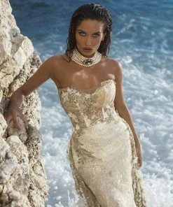 Formal Gowns Tarik Ediz - 93659 Floral Embroidered Illusion Sweetheart Gown 17 Formal Gowns Tarik Ediz - 93659 Floral Embroidered Illusion Sweetheart Gown