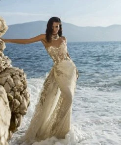 Formal Gowns Tarik Ediz - 93659 Floral Embroidered Illusion Sweetheart Gown 15 Formal Gowns Tarik Ediz - 93659 Floral Embroidered Illusion Sweetheart Gown