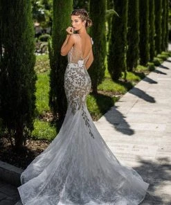 Tarik Ediz - 93661 Floral Embroidered Illusion Bateau Mermaid Dress Formal Gowns 19 Tarik Ediz - 93661 Floral Embroidered Illusion Bateau Mermaid Dress Formal Gowns