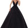 Tarik Ediz - 93690 Illusion Plunging Backless Sparkly Ballgown Formal Gowns 2 Tarik Ediz - 93690 Illusion Plunging Backless Sparkly Ballgown Formal Gowns