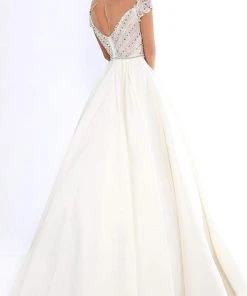Tarik Ediz - 93737 Embellished High Neck Ballgown