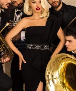 Tarik Ediz - 93893 Jewel Embellished Waist One Shoulder Evening Gown 11 Tarik Ediz - 93893 Jewel Embellished Waist One Shoulder Evening Gown