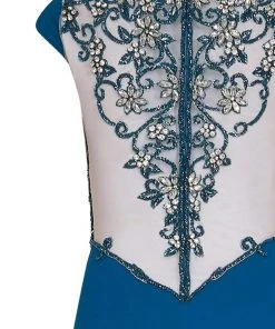 Tarik Ediz - Bateau Neck Trumpet Dress 50026 18 Tarik Ediz - Bateau Neck Trumpet Dress 50026