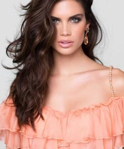 Formal Gowns Tarik Ediz - Beaded Off The Shoulder A-line Dress 50064