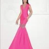 Tarik Ediz - Deep V-Neck Mermaid Gown 92729 2 Tarik Ediz - Deep V-Neck Mermaid Gown 92729