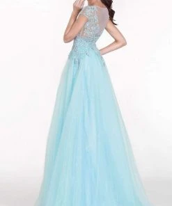 Tarik Ediz - Embellished A-Line Gown 92616