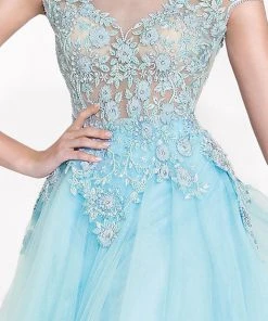 Tarik Ediz - Embellished A-Line Gown 92616