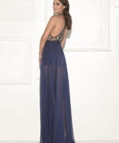 Tarik Ediz - Halter Long Dress 92791 Formal Gowns 6 Tarik Ediz - Halter Long Dress 92791 Formal Gowns