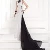 Tarik Ediz - Halter Neck Embellished Gown 92566 Formal Gowns