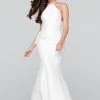 Tarik Ediz - Halter Neck Mermaid Dress 50077