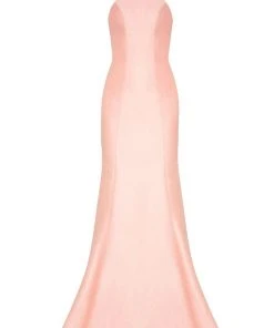 Tarik Ediz - Halter Neck Mermaid Dress 50077