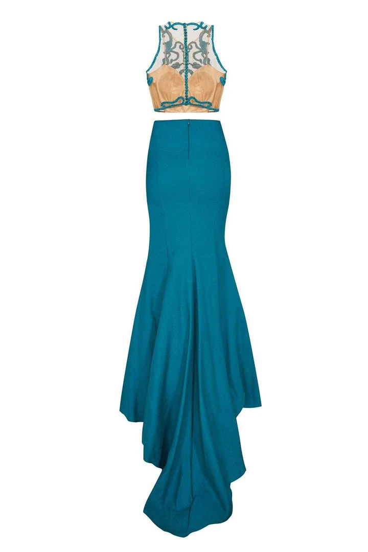 Tarik Ediz - Halter Neck Mermaid Gown 50013 Formal Gowns 9 Tarik Ediz - Halter Neck Mermaid Gown 50013 Formal Gowns