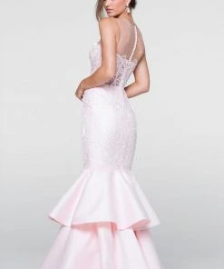 Tarik Ediz - Illusion Jewel Neck Mermaid Dress 50085 16 Tarik Ediz - Illusion Jewel Neck Mermaid Dress 50085