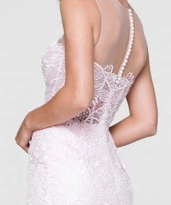 Tarik Ediz - Illusion Jewel Neck Mermaid Dress 50085 17 Tarik Ediz - Illusion Jewel Neck Mermaid Dress 50085