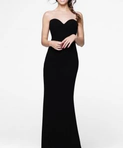 Tarik Ediz - Illusion Sweetheart Sheath Gown 50003