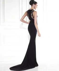 Formal Gowns Tarik Ediz - Ornate Jewel Gown 92569