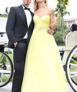 Tarik Ediz - Ornate Ruched Gown 92336 Formal Gowns