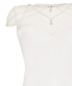 Tarik Ediz - Pearl Accented Trumpet Dress 50098 Formal Gowns 19 Tarik Ediz - Pearl Accented Trumpet Dress 50098 Formal Gowns