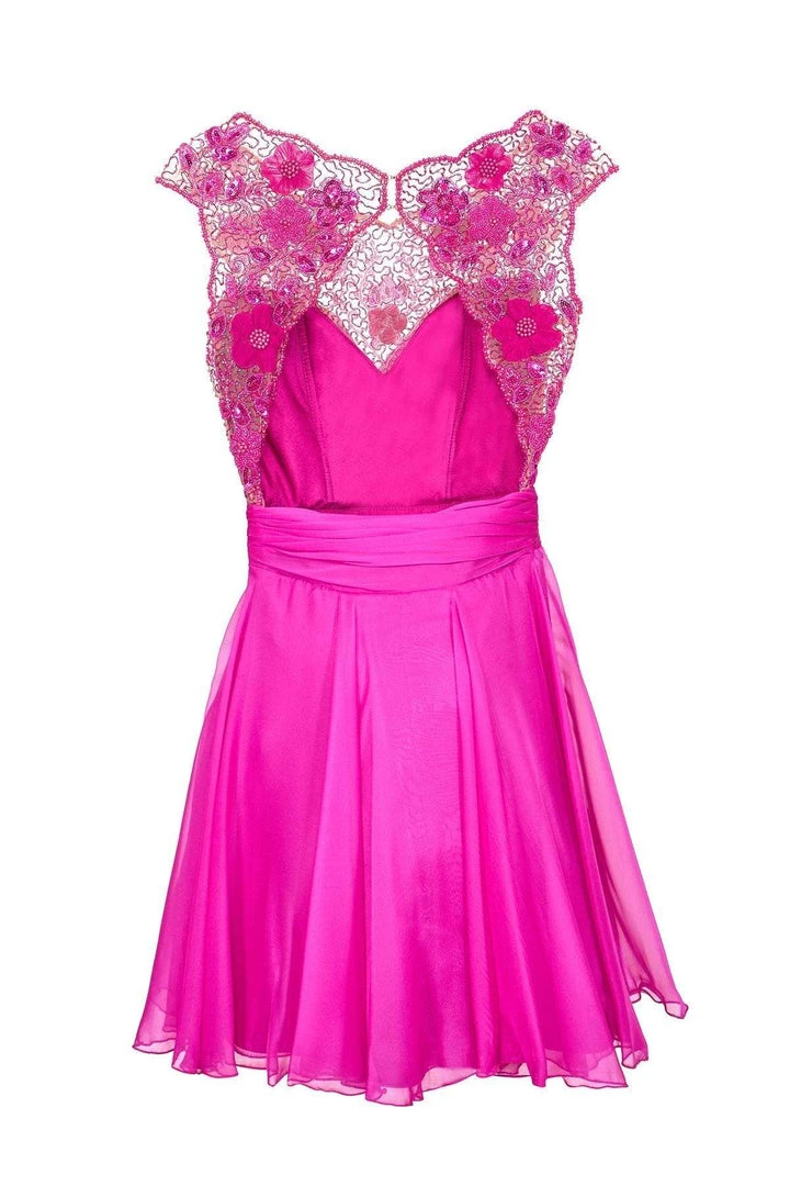 Cocktail Dresses Tarik Ediz - Scoop Neck A-Line Cocktail Dress 90369 9 Cocktail Dresses Tarik Ediz - Scoop Neck A-Line Cocktail Dress 90369