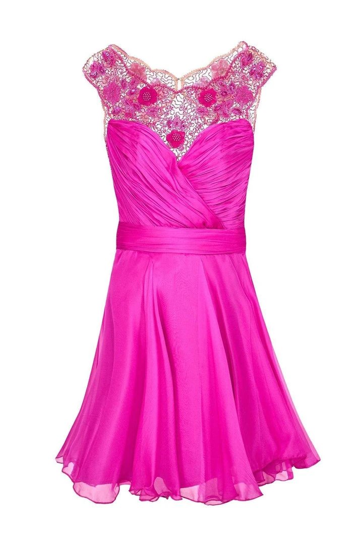 Cocktail Dresses Tarik Ediz - Scoop Neck A-Line Cocktail Dress 90369 8 Cocktail Dresses Tarik Ediz - Scoop Neck A-Line Cocktail Dress 90369