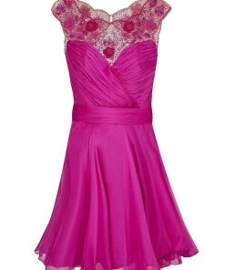 Cocktail Dresses Tarik Ediz - Scoop Neck A-Line Cocktail Dress 90369 20 Cocktail Dresses Tarik Ediz - Scoop Neck A-Line Cocktail Dress 90369