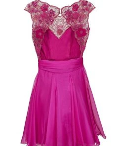 Cocktail Dresses Tarik Ediz - Scoop Neck A-Line Cocktail Dress 90369 21 Cocktail Dresses Tarik Ediz - Scoop Neck A-Line Cocktail Dress 90369