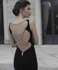 Tarik Ediz - Sleeveless Long Gown 92805 Formal Gowns