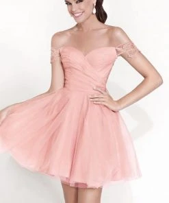 Tarik Ediz - Sweetheart Neck A-Line Short Dress 90434 Cocktail Dresses