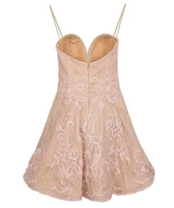 Tarik Ediz - Sweetheart Neck A-Line Short Dress 90449 Cocktail Dresses