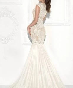 Formal Gowns Tarik Ediz - Taffeta Trumpet Gown 92680