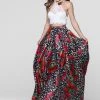 Tarik Ediz - Two-Piece Floral Gown 50038