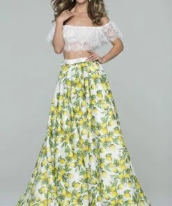 Tarik Ediz - Two-Piece Long Dress 50074